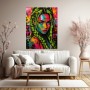 Neon Street Muse – Modernes Wandbild als Acrylbild