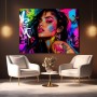 Neon Street Portrait Wandbild Poster
