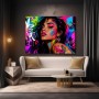 Neon Street Portrait Wandbild Poster