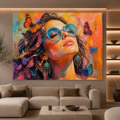 Schmetterlingsmoment – Leinwandbild & Poster in leuchtenden Farben