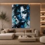 Modernes Wandbild Blue Gaze als Acrylbild