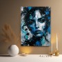 Modernes Wandbild Blue Gaze als Acrylbild