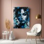 Modernes Wandbild Blue Gaze als Acrylbild