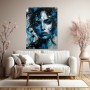 Modernes Wandbild Blue Gaze als Acrylbild