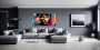 Neon Pop Porträt – Modernes Wandbild als Gallery Leinwand