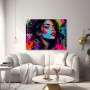 Neon Muse – Modernes Wandbild als Poster im Street-Art-Look