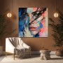 Fesselnder Blick – Modernes Wandbild als Gallery Leinwand
