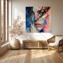 Fesselnder Blick – Modernes Wandbild als Gallery Leinwand