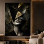 Goldene Facetten – Luxus Wandbild als Acrylglasbild