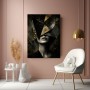 Goldene Facetten – Luxus Wandbild als Acrylglasbild