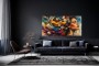 Blüten im Farbenstrom – Modernes Wandbild als Gallery Leinwand