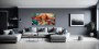 Sommerliches Wandbild Poster mit rothaariger Frau im Wasser