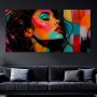 Neon Diva Pop Art Wandbild als Poster