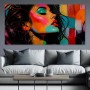 Neon Diva Pop Art Wandbild als Poster