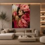 Blüten der Eleganz – Luxus Wandbild als Gallery Leinwand