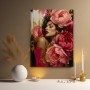 Blüten der Eleganz – Luxus Wandbild als Gallery Leinwand