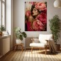 Blüten der Eleganz – Luxus Wandbild als Gallery Leinwand