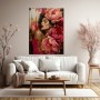 Blüten der Eleganz – Luxus Wandbild als Gallery Leinwand