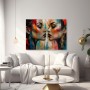Intensive Begegnung Wandbild als Acrylglasbild