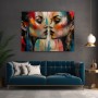 Intensive Begegnung Wandbild als Acrylglasbild
