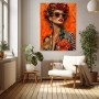Opulentes Rosenporträt – Modernes Wandbild als Gallery Leinwand