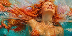 Sommerglanz am Wasser – Leinwand & Acrylbild