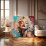Glamour-Porträt in Farbe als Wandbild und Poster