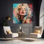 Glamour-Porträt in Farbe als Wandbild und Poster
