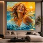 Sonnenfreude am Meer – Wandbild auf Gallery Leinwand