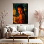 Glühendes Wasserporträt als Wandbild & Poster