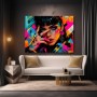 Neon Rebellin Wandbild Poster im Urban Pop Art Stil