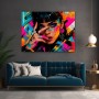 Neon Rebellin Wandbild Poster im Urban Pop Art Stil