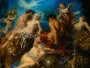 Barocke Meeresallegorie als Gallery Leinwand & Acrylbild
