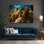 Barocke Meeresallegorie als Gallery Leinwand & Acrylbild