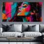 Neon Diva Wandbild – Poster im Pop-Art-Look