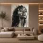 Ausdrucksstarkes Frauenporträt – Wandbild als Fine Art Print