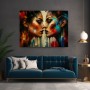 Spiegelkuss Modernes Wandbild als Leinwandbild