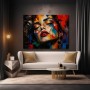 Expressives Porträt als Modernes Wandbild und Acrylbild