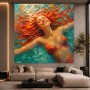 Sommerleuchten im Wasser – Leinwand Wandbild