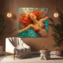 Sommerleuchten im Wasser – Leinwand Wandbild