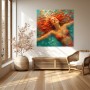 Sommerleuchten im Wasser – Leinwand Wandbild