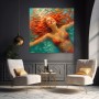 Sommerleuchten im Wasser – Leinwand Wandbild