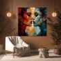 Dualität der Farben – Modernes Wandbild als Leinwandbild