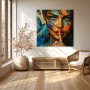 Geheimnisvolle Augen – Wandbild als Fine Art Print