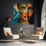 Geheimnisvolle Augen – Wandbild als Fine Art Print