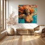 Sonnenfreude unter Wasser – Leinwandbild & Poster