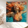 Sonnenfreude unter Wasser – Leinwandbild & Poster