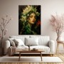 Florale Muse – Wandbild auf Gallery Leinwand