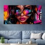 Neon Diva Wandbild als Gallery Leinwand