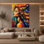Farbenwind der Blüten – Leinwand & Wandbild